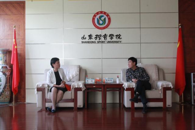 省文旅厅专家组到我校齐鲁体育文化博物馆进行检查评审